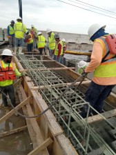 Continuing work on the Little Pine Island Bridge