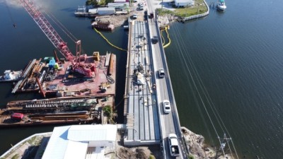 Slabs placed for new bridge deck