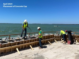 Apr 2024 Placement of Concrete Cap