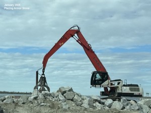 January 2025 Placing Armor Stone