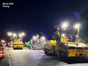 March 2025 Paving