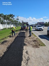 February 2025 Placing Asphalt