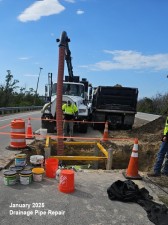 January 2025 Drainage Pipe Repair