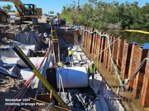 November 2024 Installing Drainage Pipes