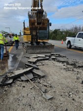 January 2025 Removing Temporary Asphalt