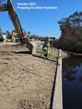 October 2024 Prepping for Ditch Pavement