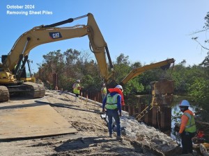 October 2024 Removing Sheet Piles