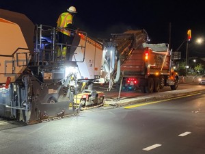 Paving US 98 between Griffin Road and Sharon Drive in Lakeland - November 2025