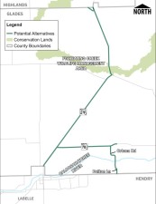 Glades County Project Location Map